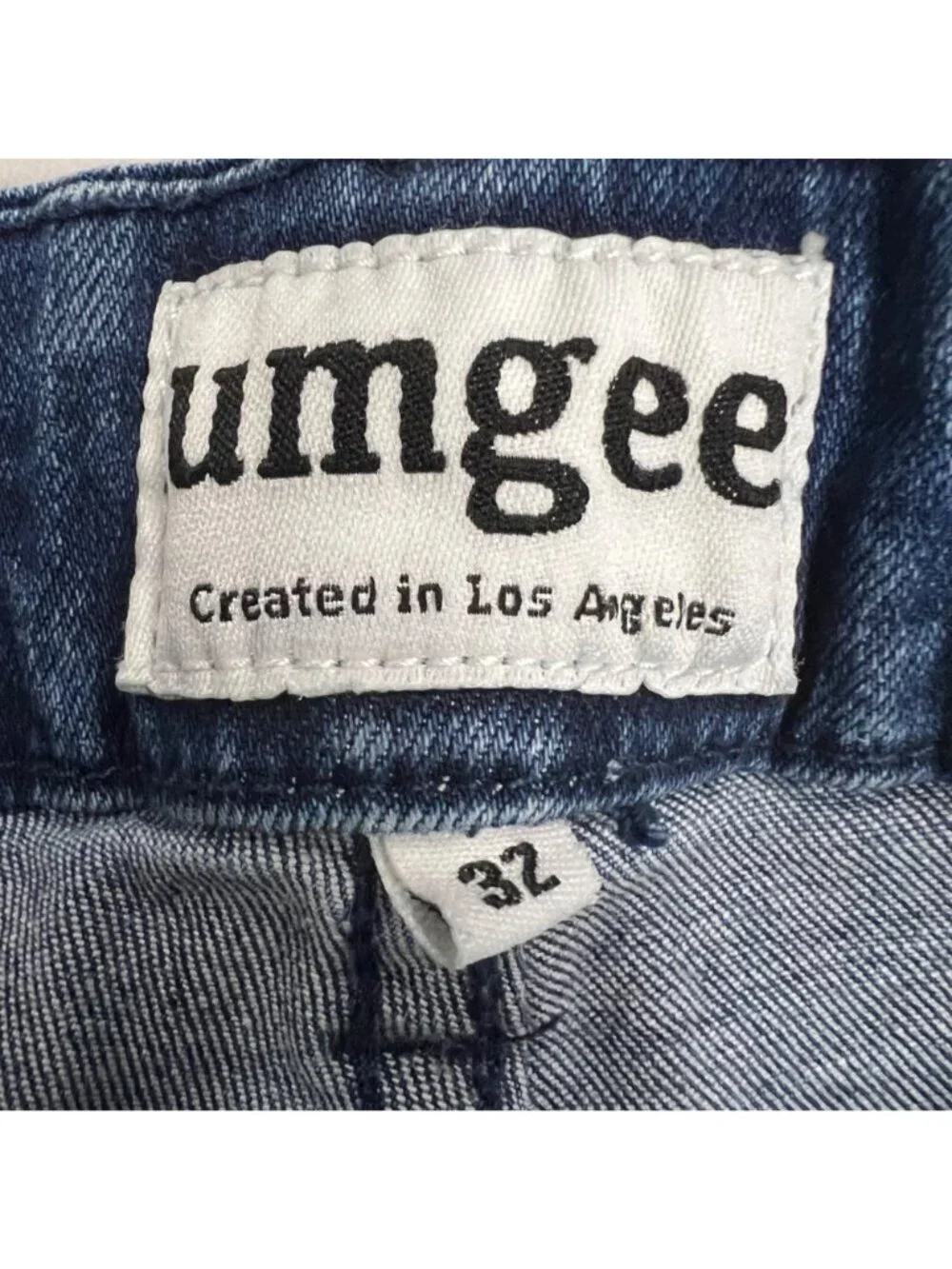 Umgee Womens Skinny Jeans High Rise Distressed Size 32 Waist